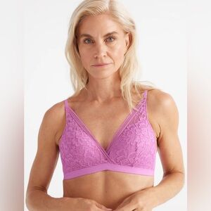 Knix Pink Lace Bra